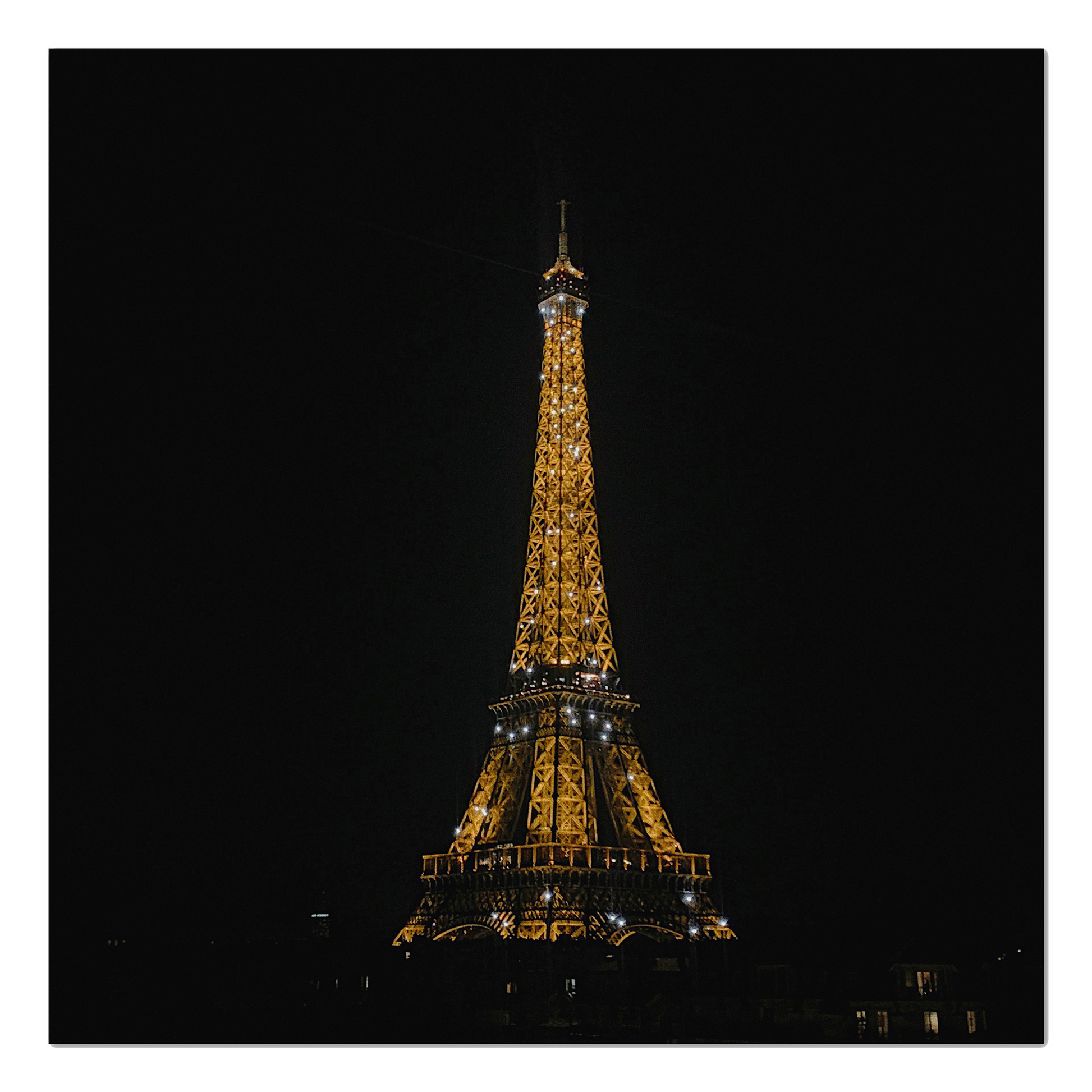 eiffel tower photography square postcards