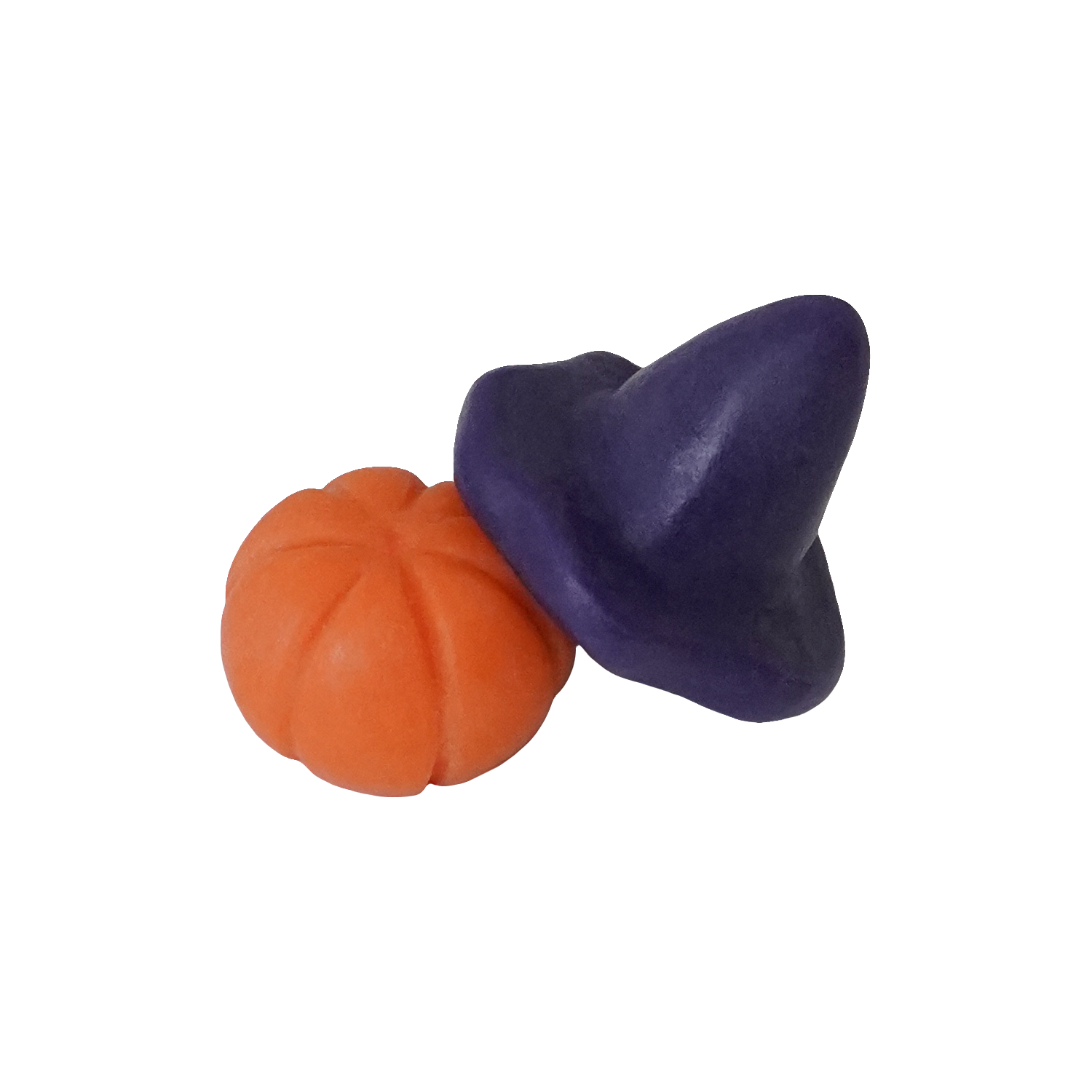 purple wizard hat and pumpkin wax melts