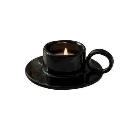Tealight Candles & Teacup Candle Holder Set